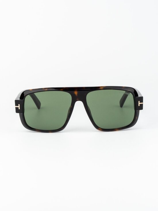 Tom Ford TURNER Women Sunglasses Havana Green Pilot FT1101 52N NEW AUTHENTIC main image 6